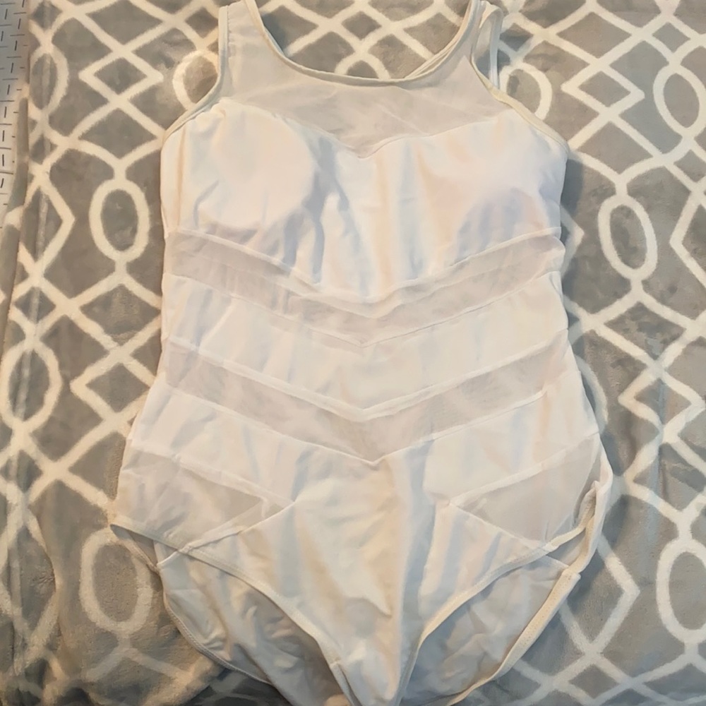 White Bathing Suit